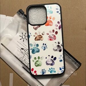 Colorful Paw Print Phone Case
